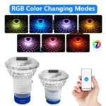 Solar Pool Chlorine Floater with Lights 2