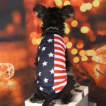 American Flag Dog Bandana & Bow Tie Set 1