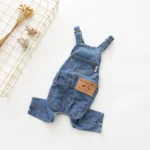 Dog Denim Jumpsuit Puppy Costumes 3