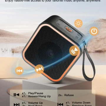 Portable Bluetooth Speaker HD Sound RGB Lights 1