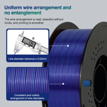 KEEPANG Silk PLA Filament for 3D Printer 2