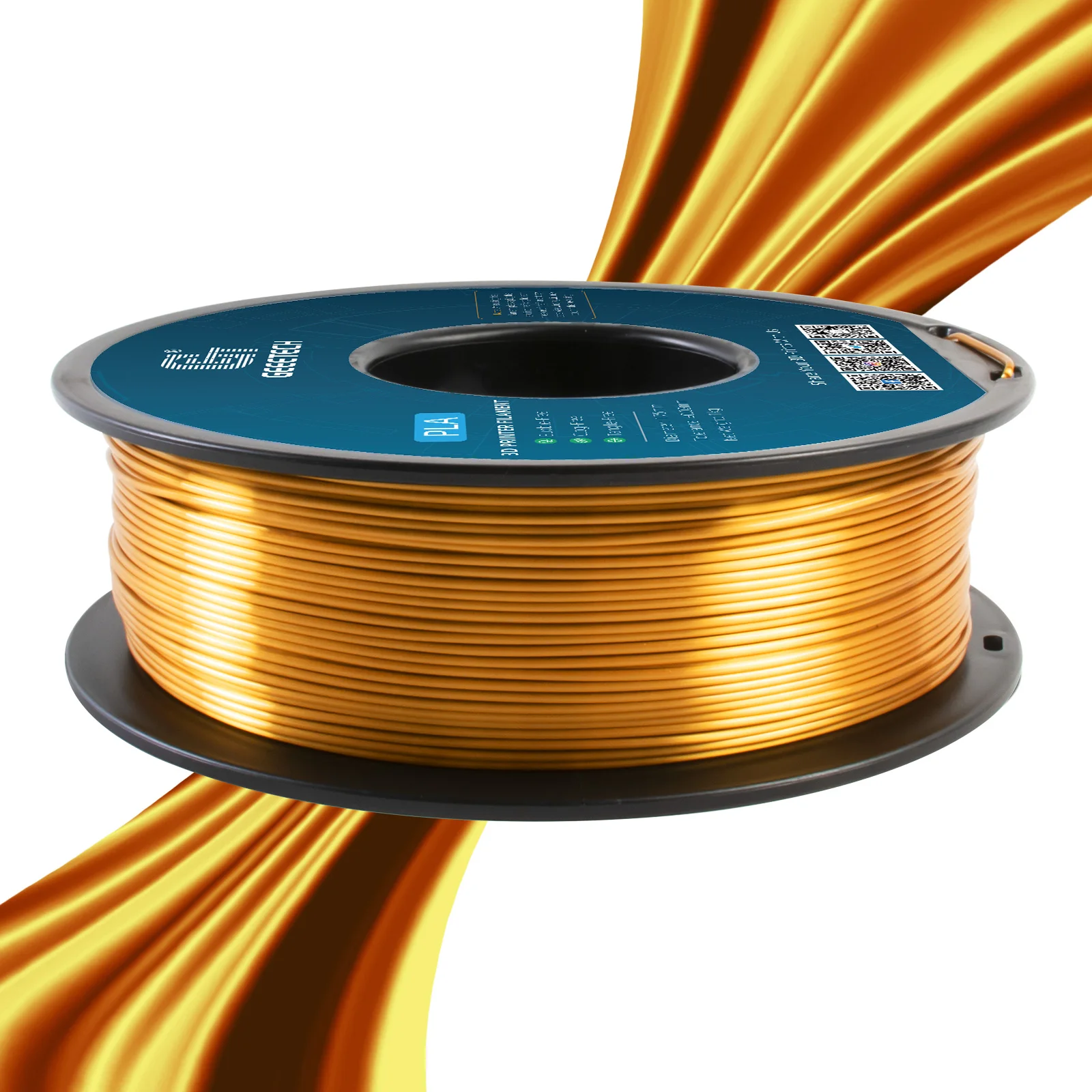 GEEETECH 10 Kg 3D Silk PLA Filament 175mm 3 GEEETECH 10 Kg 3D Silk PLA Filament 1.75mm 3