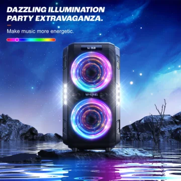 W-KING 250W Bluetooth Speaker Loud 120dB 2