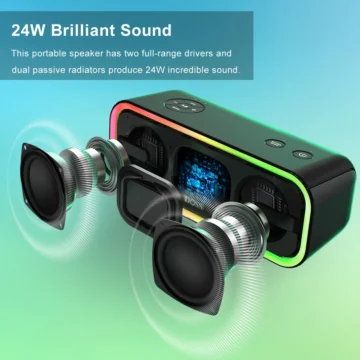 DOSS Bluetooth Speaker Bass Subwoofer 2 | PricZone