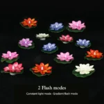 LED Lotus Pool Lights Outdoor Garden Decor 5