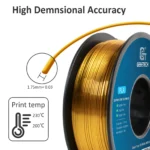 GEEETECH 10 Kg 3D Silk PLA Filament 1.75mm 6
