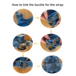 Dog Denim Jumpsuit Puppy Costumes 6