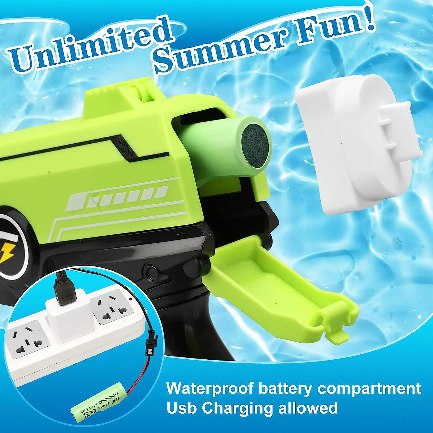 Electric Water Gun Squirt Pistol 2 Pack 5 Electric Water Gun Squirt Pistol 2 Pack 5