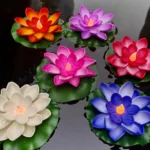 LED Lotus Pool Lights Outdoor Garden Decor 2