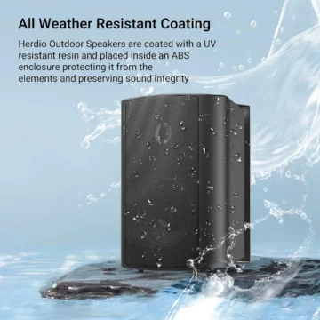 Herdio 4-inch Outdoor Bluetooth Speakers 2