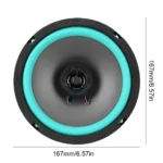 Car Speakers HiFi Coaxial Subwoofer Audio 6