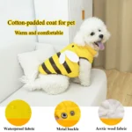 Bee Dog & Cat Clothes - Warm Pet Waterproof 4