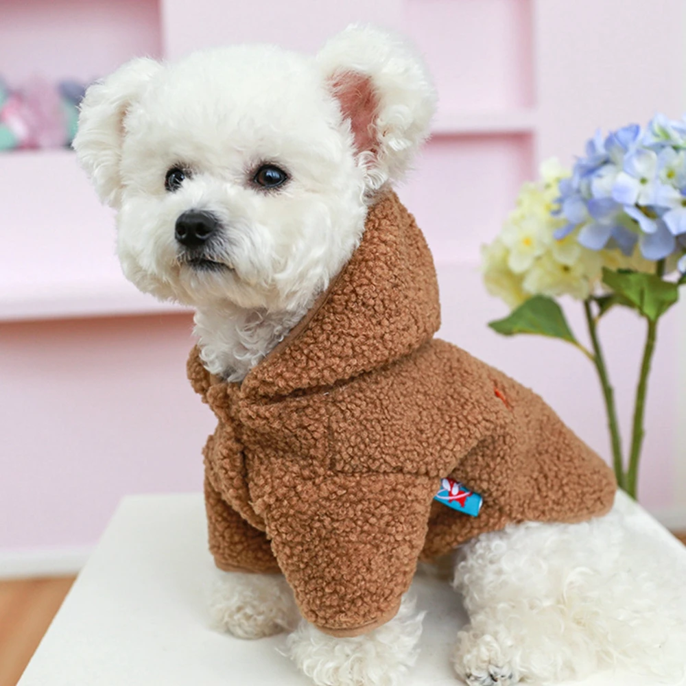 Winter Dog Cat Coat Warm Fleece Pet Clothes 2 Winter Dog Cat Coat Warm Fleece Pet Clothes 2