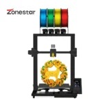 ZONESTAR New Upgrade 4 Extruder 4-IN-1-OUT Mix Color Large Size High Precision Silent Fast Installation FDM 3D Printer DIY Kit 5
