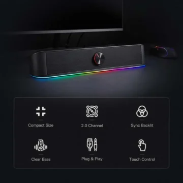 Redragon GS560 Adiemus RGB USB Soundbar 2