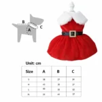 Pet Red Dress for Cats & Small Dogs 6