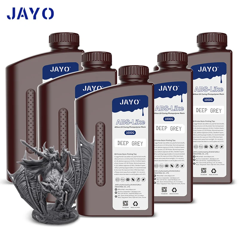 JAYO 5KG Photopolymer Resin for 3D Printing 1 JAYO 5KG Photopolymer Resin for 3D Printing 1