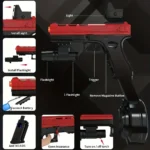 Beads Blaster Toy Gun Manual Automatic Burst 5