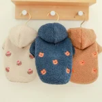 Winter Dog Cat Coat Warm Fleece Pet Clothes 5