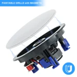 Herdio 4-inch Flush Mount Bluetooth Speaker 2