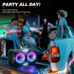 W-KING 250W Bluetooth Speaker Loud 120dB 3