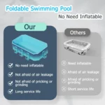 Outdoor Foldable Swimming Pool Steel Frame 2