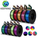 Tri-Color Dual-Color Silk PLA 3D Printer Filament 1