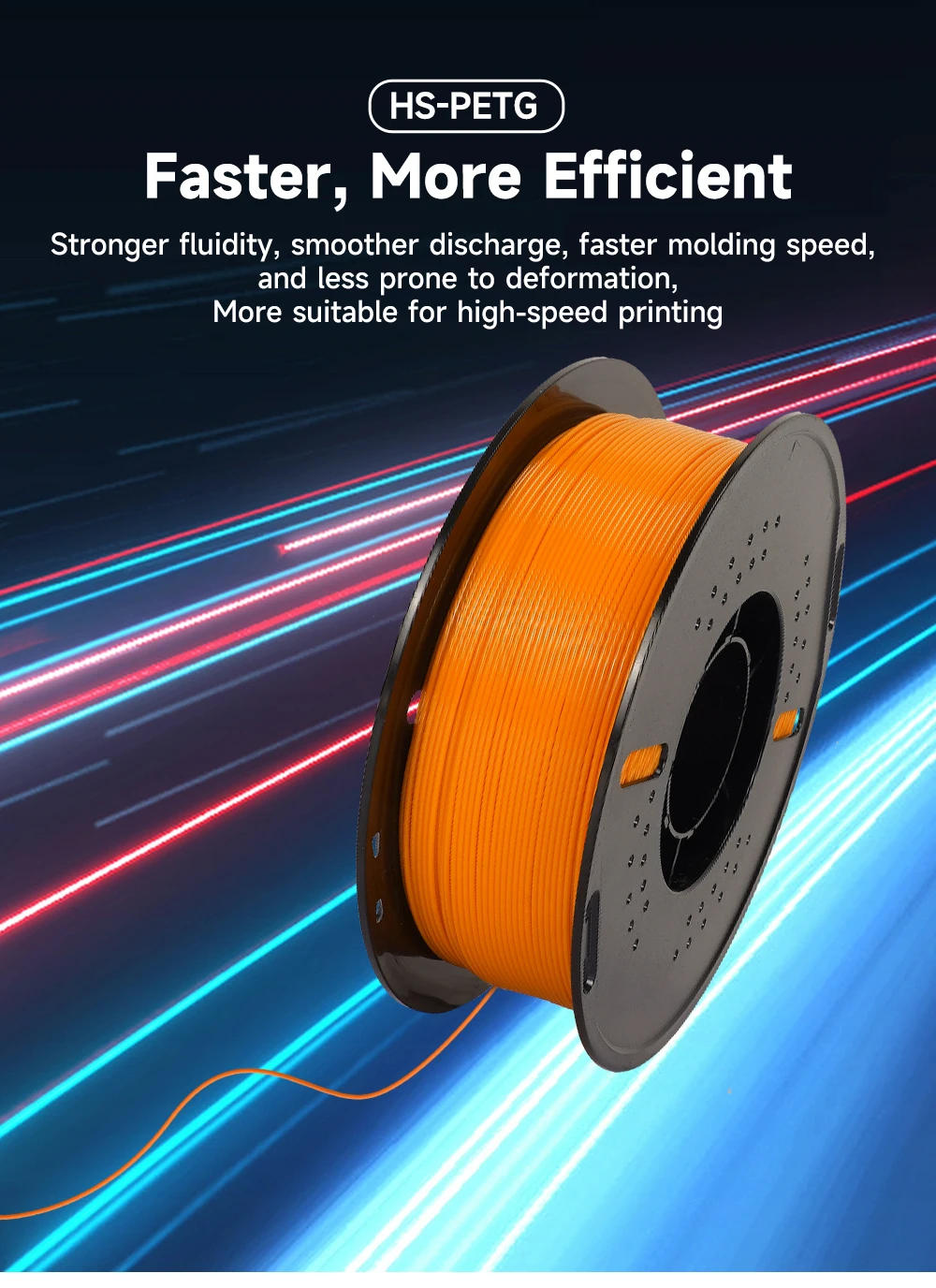 PETG 3D Printer Filament - High Speed 33