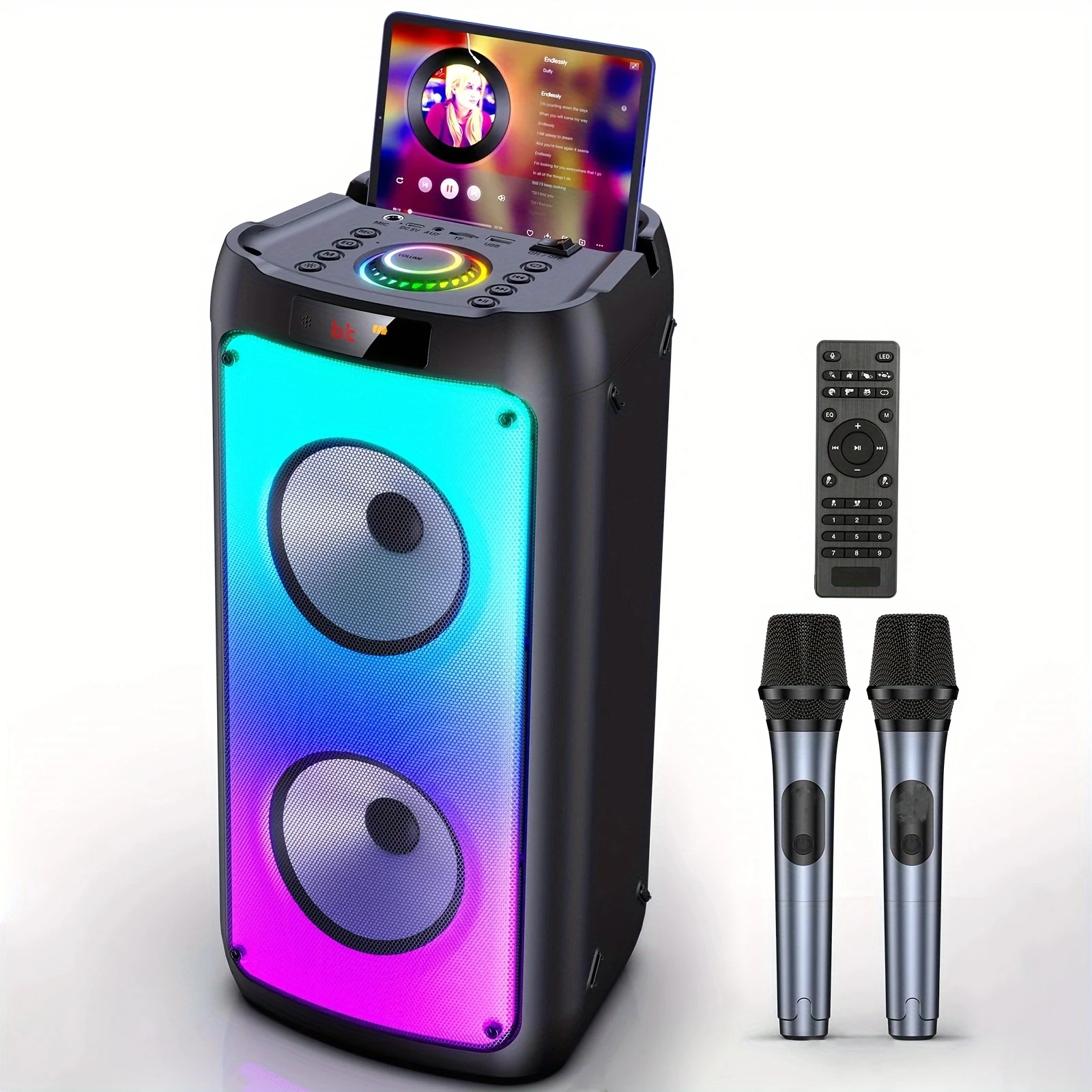 Wireless Bluetooth Karaoke Machine with Mic 6 Wireless Bluetooth Karaoke Machine with Mic 6