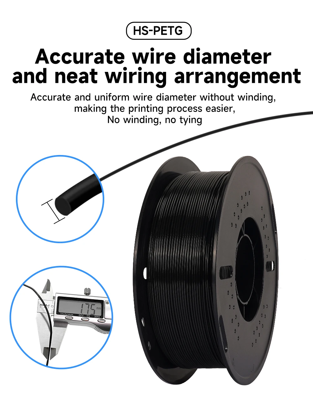 PETG 3D Printer Filament - High Speed 35
