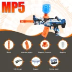 Automatic Gel Balls Gun Toys High Speed Blaster 3