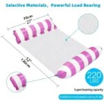 Inflatable Pool Hammock Floating Lounger Sofa 4