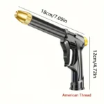 Car High Pressure Water Gun Adjustable Nozzle 6