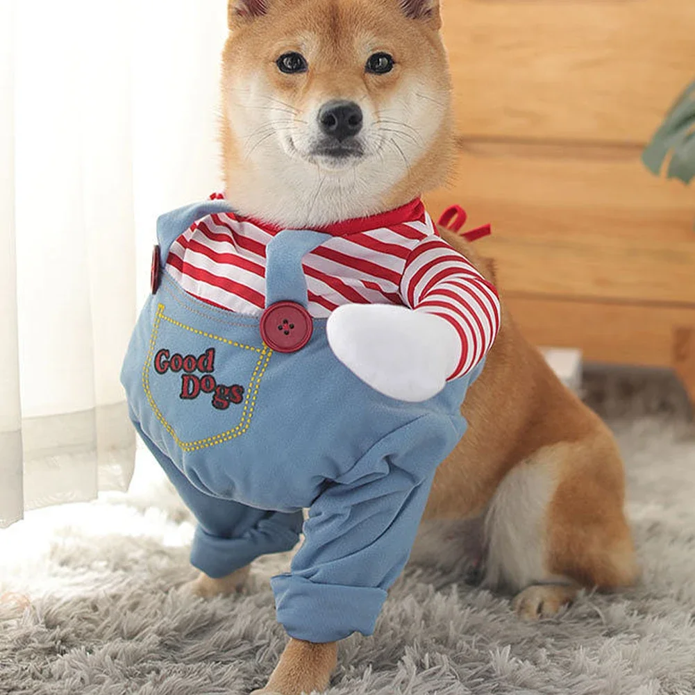 Pet Dog Quirky Costume Holding Knife 4 Pet Dog Quirky Costume Holding Knife 4