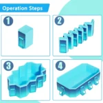 Outdoor Foldable Swimming Pool Steel Frame 3