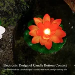 LED Lotus Pool Lights Outdoor Garden Decor 3
