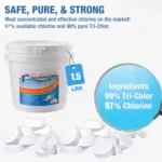 1-inch Chlorine Tablets for Pools - 1.5 Lbs 1