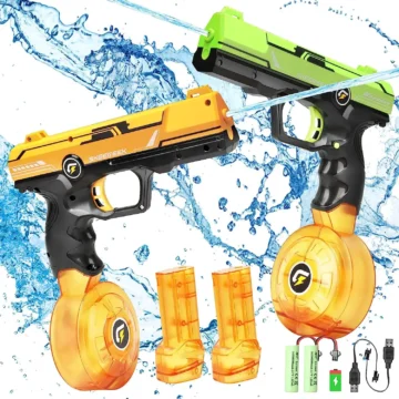 Electric Water Gun Squirt Pistol 2 Pack 1