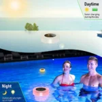 Solar Chlorine Floater with Colorful Light 4