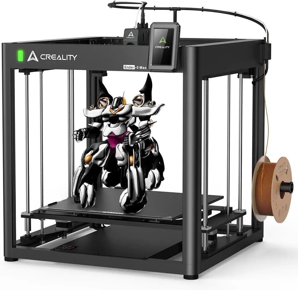 Creality Ender 5 Max 3D Printer with 700mms Max Printing Speed 36-Point Auto Leveling 300℃ High Temp Precise Linear Rail 1 Creality Ender 5 Max 3D Printer with 700mm/s Max Printing Speed 36-Point Auto Leveling 300℃ High Temp Precise Linear Rail 1