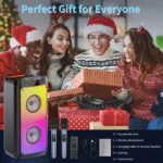 Wireless Bluetooth Karaoke Machine with Mic 5