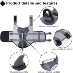 Shark Dog Life Jacket with Safety Handle 3