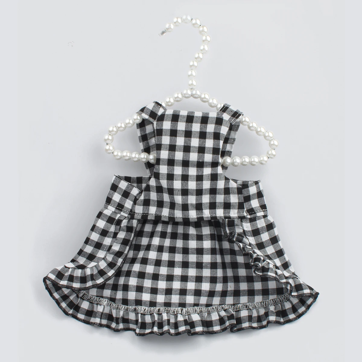 Dog Plaid Skirt with Hat Summer Outfit 5 Dog Plaid Skirt with Hat Summer Outfit 5