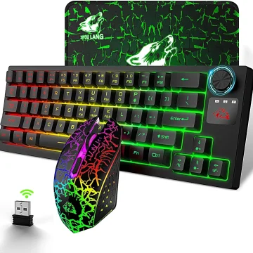 Mambasnake Ziyou Lang RGB Wireless Keyboard Mouse 1
