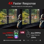 MAMBANAKE x ZIYOUANG AK33 Gaming Keyboard,M5 Mouse,Rainbow LED Backlit Mechanical Keyboard 6