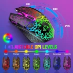 Mambasnake Ziyou Lang RGB Wireless Keyboard Mouse 4