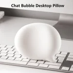 Chat Bubble Silicone Mouse Pad with Keyboard Wrist Rest 3