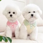 Summer Pet Dog Shirt Breathable Dog Clothes Fashion Puppy Vest Cute Solid Cat Shirt Soft Pet Costumes Chihuahua Dog Clothes 3