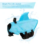 Shark Fin Dog Life Jacket with Handle 4
