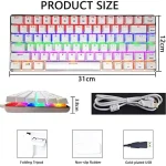 Gaming Keyboard Mouse Pad Backlit Combo Set 5